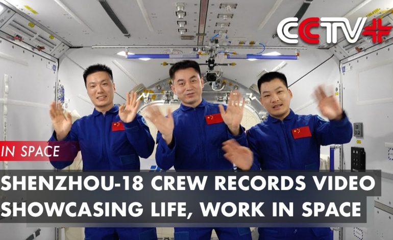 Check out a rare tour of China’s luxurious space station by astronauts.