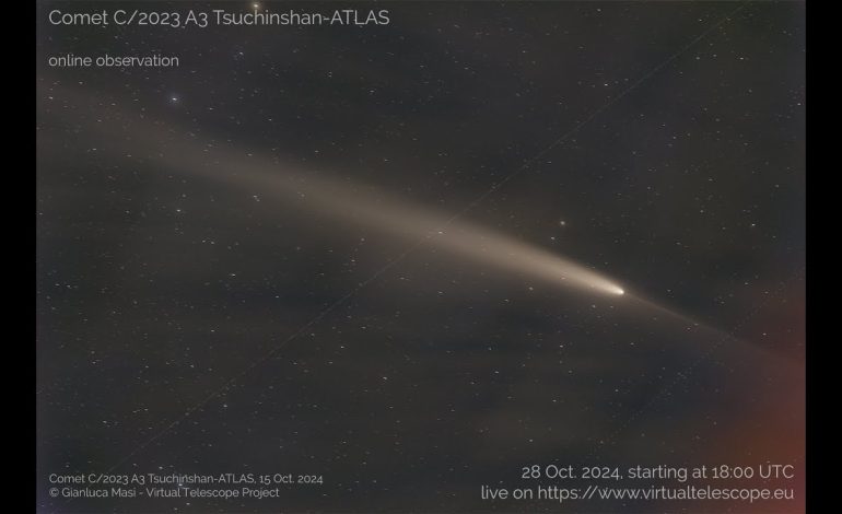 See comet ATLAS disintegrate as it approaches the sun (video)