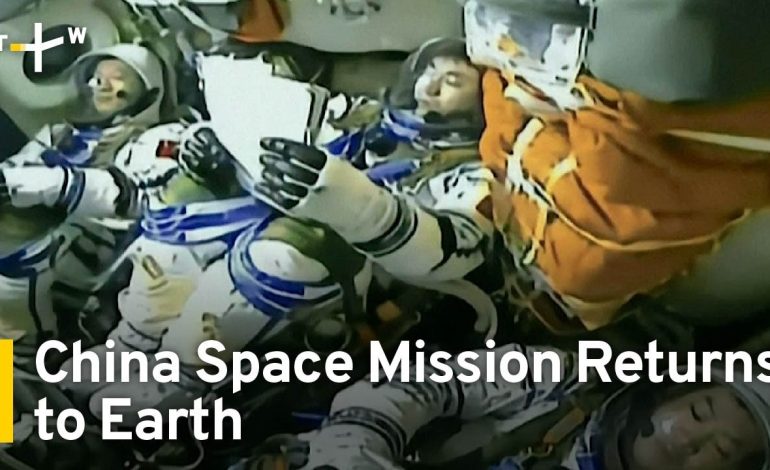 The astronauts of China’s Shenzhou 18 are returning to Earth today after spending six months in space.