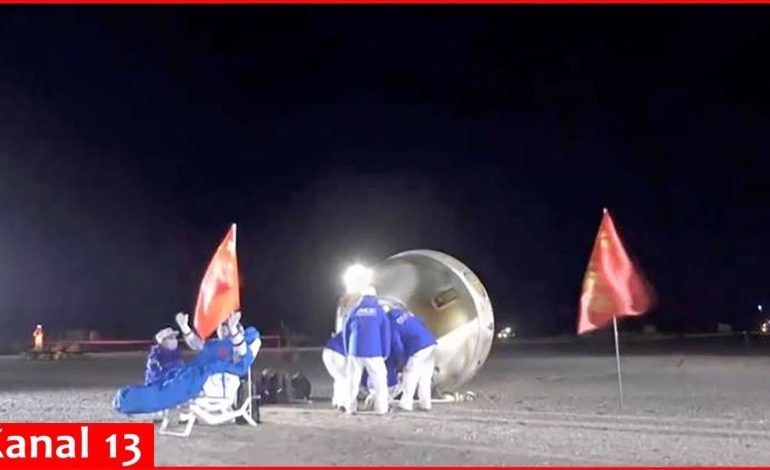 China’s Shenzhou 18 astronauts return to Earth after 6 months in space (video)