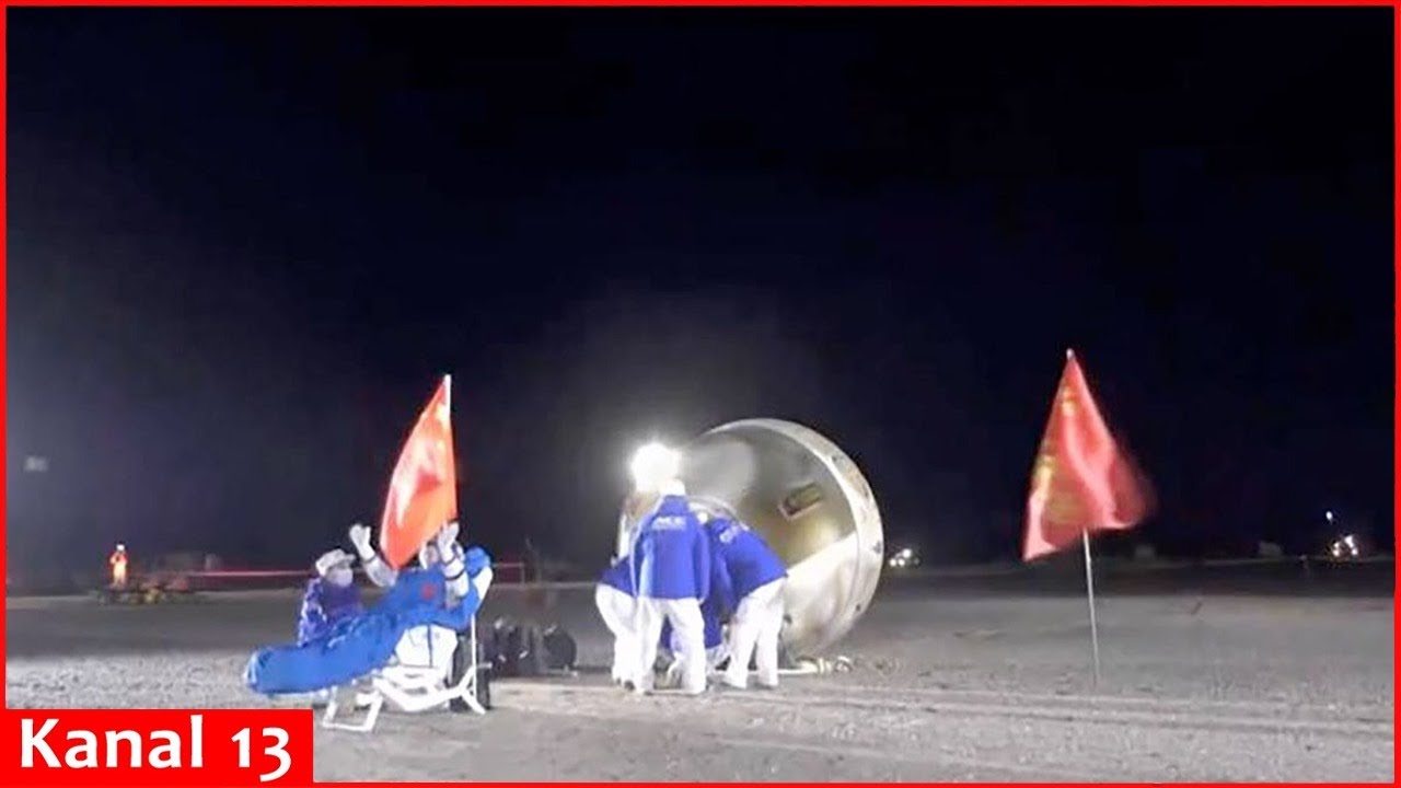 China’s Shenzhou 18 astronauts return to Earth after 6 months in space (video)