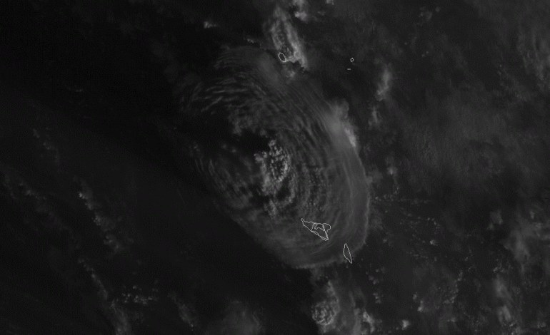 A 4-foot tsunami strikes Tonga following a powerful underwater volcano eruption.
